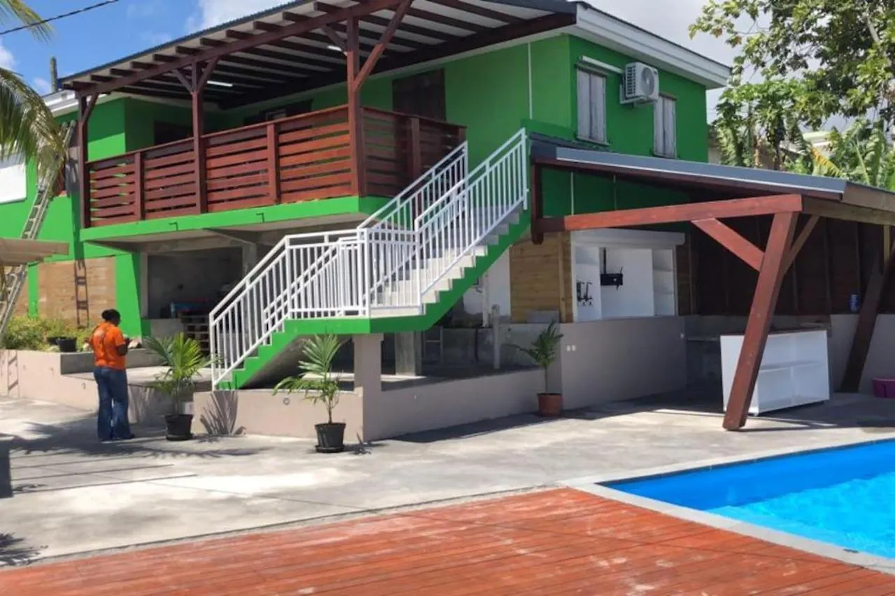 Villa Spacieuse Avec Vue Mer A Le Gosier Et Piscine Privee Gwadelupa